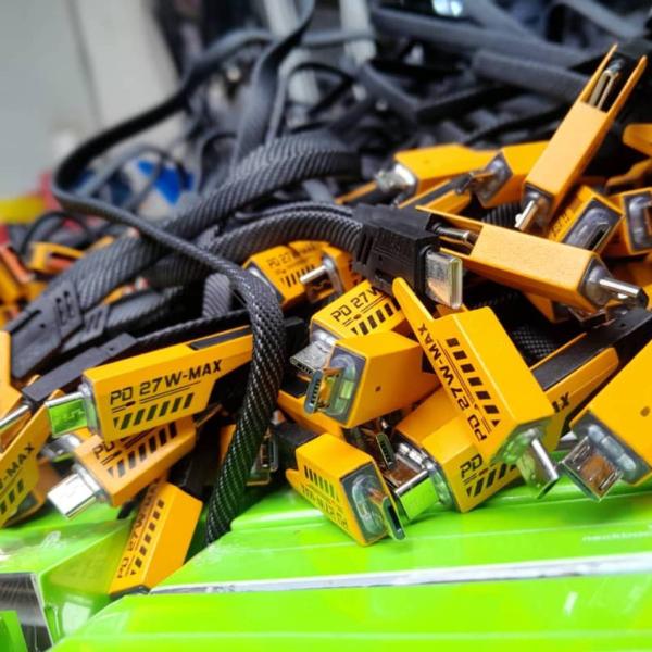 4-in-1 Fast Charging Cable – USB-C, Lightning, Micro USB Multi Cable Ghana