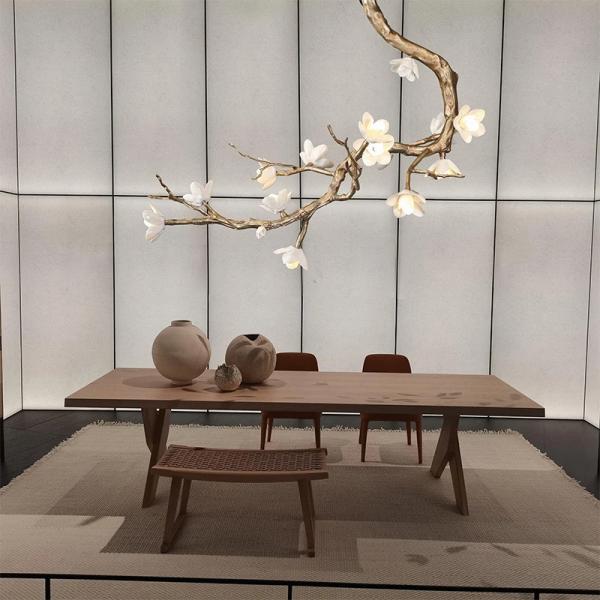 Luxury Copper Flower Branch Pendant Lamp – Villa & Hotel Lighting Ghana