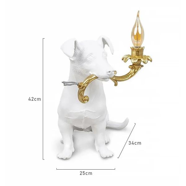 Dog Resin Statue Table Lamp – Decorative Bedside Lamp Ghana