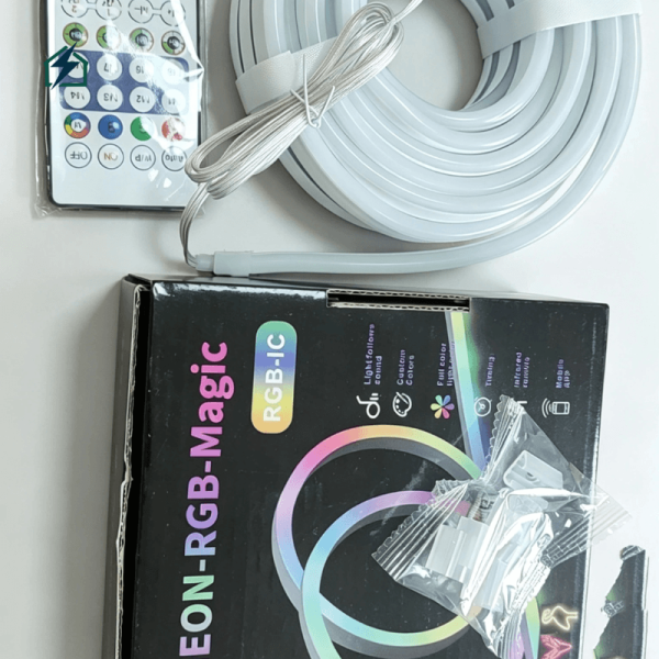 5M RGB-IC Neon LED Strip Light – Flexible Smart Decorative Light for Indoor & Outdoor Use