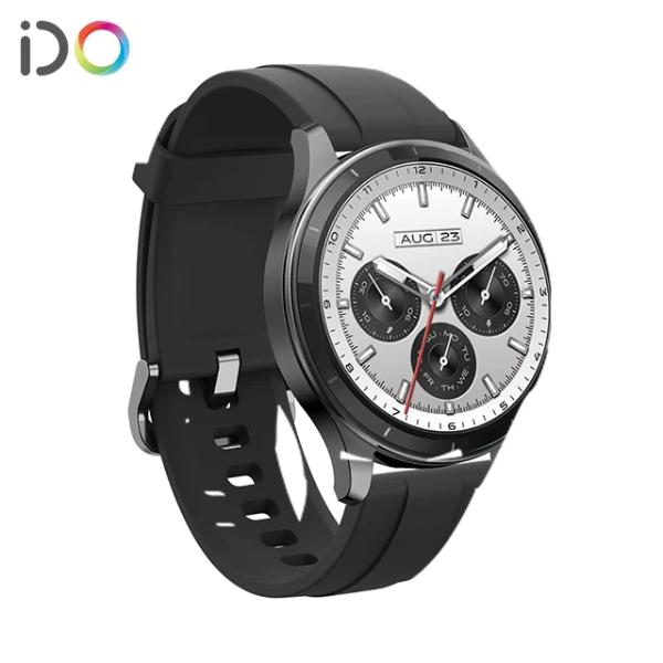 1.43" HD 2.5D AMOLED Aluminium Alloy Smartwatch – IP68 Waterproof, AI Voice, BT Call.