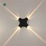 LED Cross Star Wall Light – Outdoor Waterproof Decorative Security Light for Homes & Buildings in Ghana