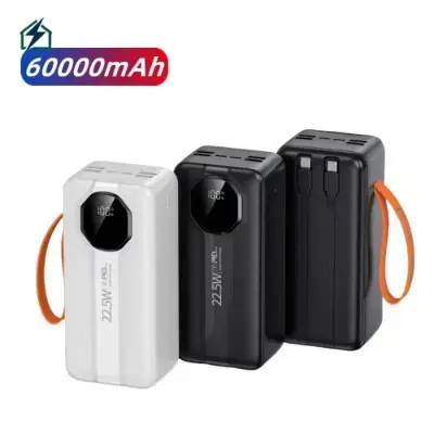 60,000mAh Power Bank Ghana – Fast Charging PD Portable Charger (BY-570S) 60,000mAh Massive Capacity