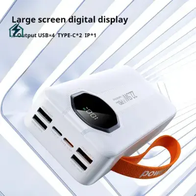 60,000mAh Power Bank Ghana – Fast Charging PD Portable Charger (BY-570S) Durable Construction