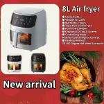 8L Large Capacity Air Fryer Ghana – Smart Family Cooking Air Fryer
