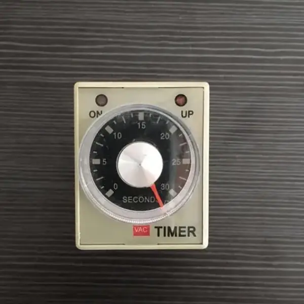 AC 220V AH3-3 Delay Timer Relay – 0–60 Seconds/Minutes Time Relay with Socket Base