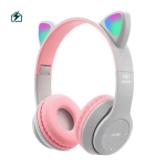 Cute Cat Ear RGB Gaming Headset with Mic