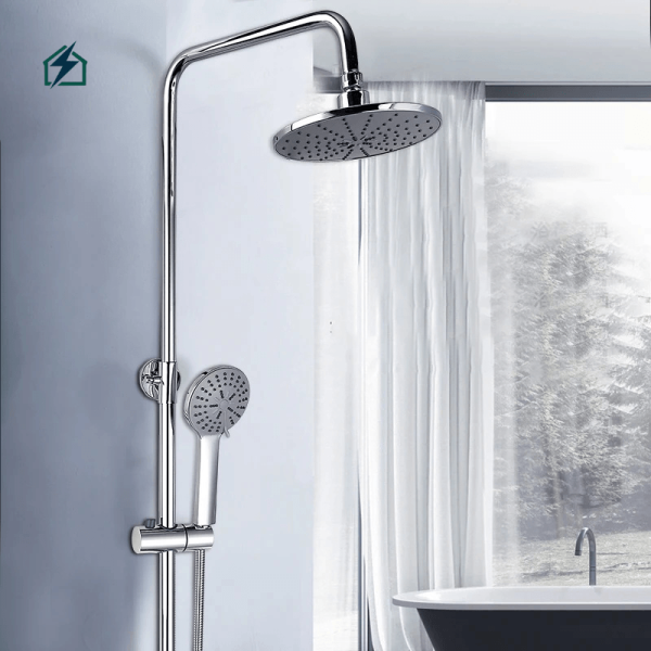 Adjustable Rainfall Shower Set