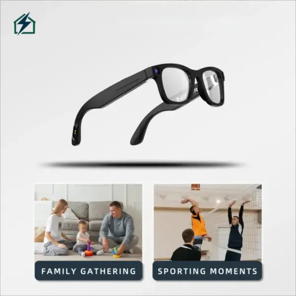 AI Smart Glasses with Camera & Real-Time Translation Ghana – 1080P Video Recording, Voice Assistant, Music & Calls