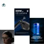 AI Smart Glasses with Camera & Real-Time Translation Ghana – 1080P Video Recording, Voice Assistant, Music & Calls