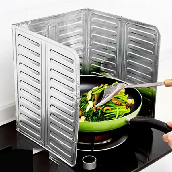 Aluminum Kitchen Splash Guard Ghana – Stove Oil Splash Protector