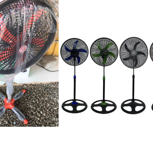 Avelon 18-Inch Industrial Standing Fan – Strong Wind Floor Fan