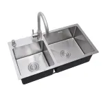 Black Double Bowl Kitchen Sink – Premium Stainless Steel Kitchen Sink Ghana