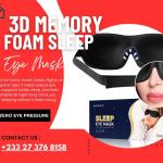 3D Memory Foam Sleep Eye Mask Ghana – Light Blocking Soft Eye Cover