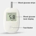 Blood Glucose Meter – Digital Blood Sugar Testing Kit with LCD Display & Test Strips