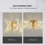Gold Butterfly LED Wall Light – Modern Decorative Wall Lamp Ghana