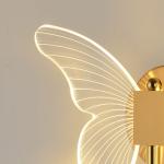 Gold Butterfly LED Wall Light – Modern Decorative Wall Lamp Ghana