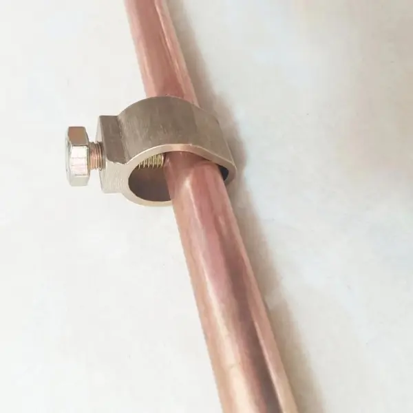Copper Earth Rod Clamp 3/8", 5/8" & 3/4" Ghana – Heavy Duty Earthing Clamp