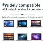 Double-Layer Foldable Aluminum Laptop Stand – Ergonomic & Cool for Laptops (Physical Item)
