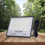 100W Solar LED Flood Light Outdoor – Waterproof Security Light with Panel