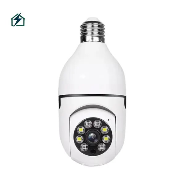 E27 WiFi Bulb Security Camera 360° – Smart Wireless CCTV Light Camera for Ghana Homes