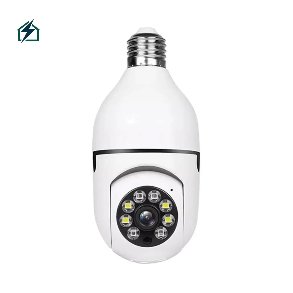 E27 WiFi Bulb Security Camera 360° – Smart Wireless CCTV Light Camera for Ghana Homes E27 Bulb Installation