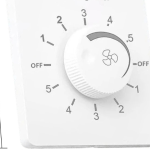 5 Level Ceiling Fan Speed Controller Wall Switch