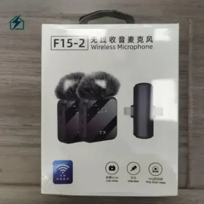 F15-2 Wireless Dual Lavalier Microphone for TikTok, YouTube & Vlogging Ghana Dual Lavalier Microphones