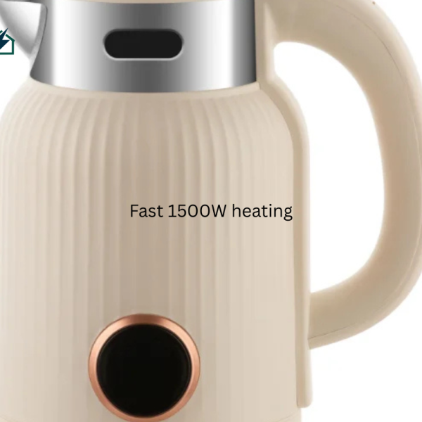 1500W Vacuum Insulated Electric Kettle – Fast Boil & Leakproof