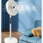 Focus 5-Blade Standing Fan with Remote Control – 3 Speed