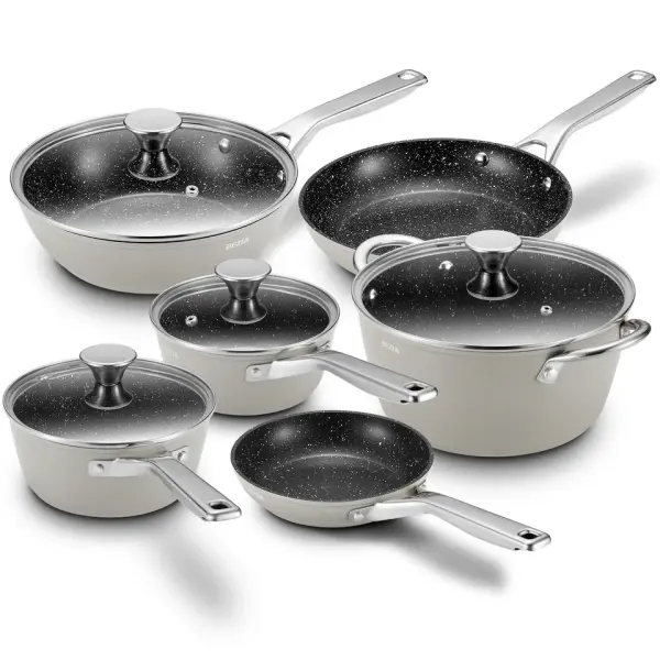 Granite Stone Pro Cookware Set Ghana – 10 Piece Nonstick Pots & Pans Set