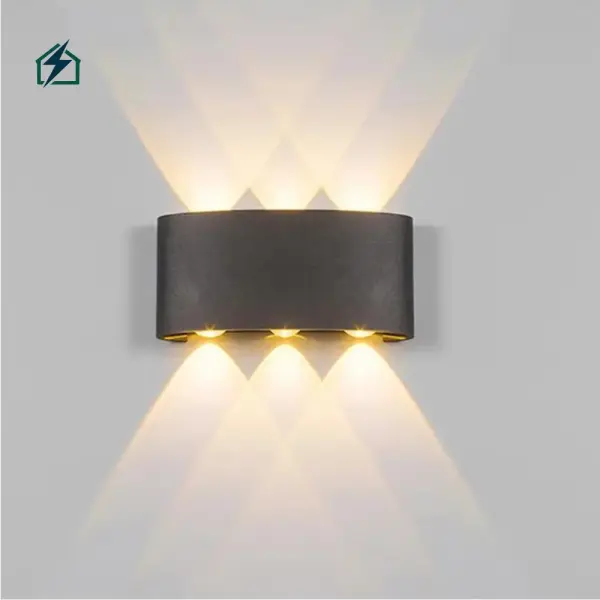 Hagood HG-05 6W LED Waterproof Wall Lamp – Modern Outdoor Wall Light for Homes & Gardens in Ghana