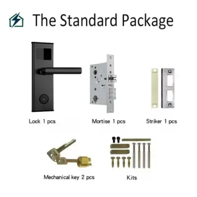Hotel Door Lock – Stainless Steel RFID Card Security Lock Ghana Slim Modern Design
