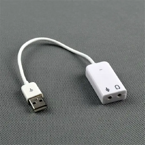 HT-03S External USB 7.1 Channel Sound Card – USB Audio Adapter for PC & Laptop Ghana