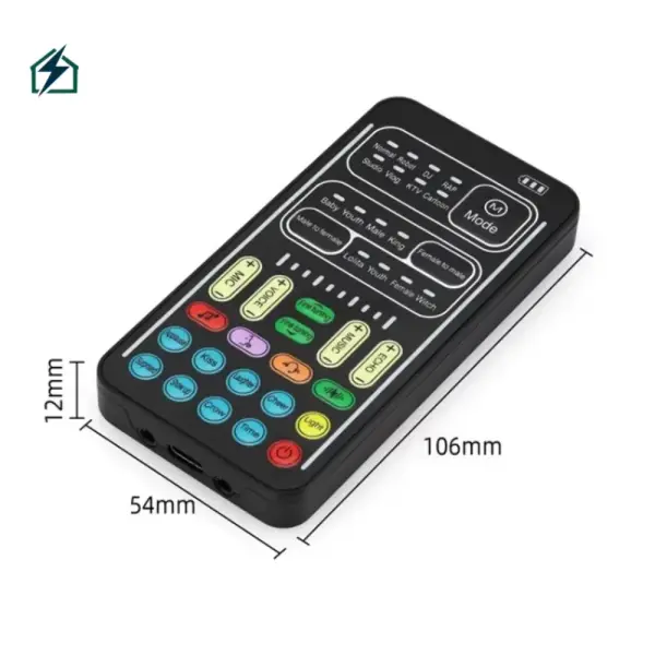 I9 Portable Voice Changer & Audio Mixer Ghana – Live Streaming, Gaming & Podcast Sound Card