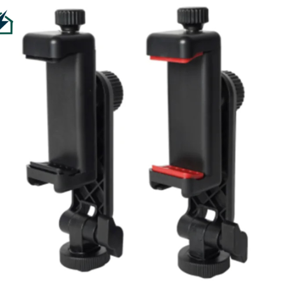 Phone Holder Clamp & Tripod Mount with Dual Cold Shoe