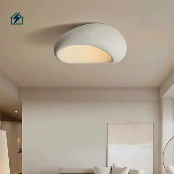 Japanese Style Wabi Sabi Chandelier Lamp Ghana | Modern Luxury LED Pendant Light with Remote Control