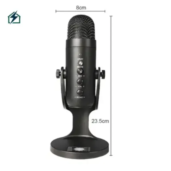 JD-900 USB Condenser Microphone Ghana – Plug & Play Studio Mic for Podcast, Gaming & Recording