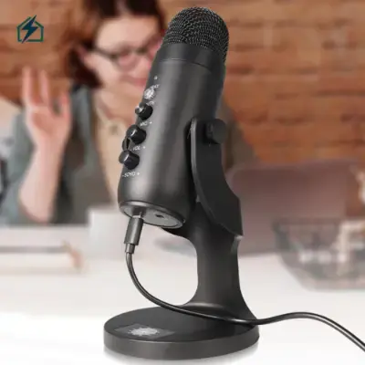 JD-900 USB Condenser Microphone Ghana – Plug & Play Studio Mic for Podcast, Gaming & Recording USB Condenser Microphone