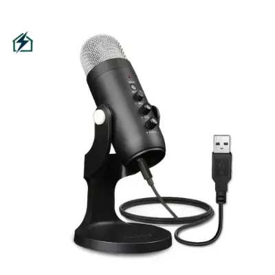 JD-900 USB Condenser Microphone Ghana – Plug & Play Studio Mic for Podcast, Gaming & Recording Wide Frequency Response