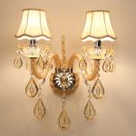 K9 Crystal Wall Lamp 351 – Round Champagne Finish Indoor Lighting Ghana