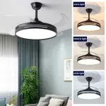 Kasotile 42-Inch Smart Retractable Ceiling Fan with LED Light Ghana