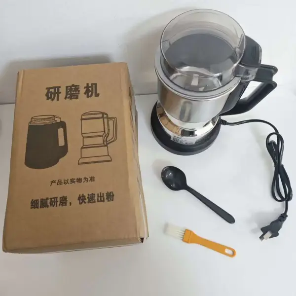 Large Stainless Steel Electric Grain Grinder Ghana – 220V UK Plug Dry Milling Machine
