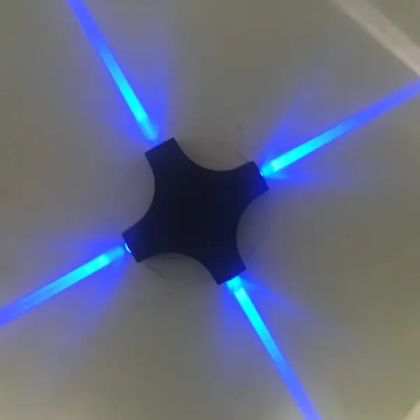 LED Cross Star Wall Light – Outdoor Waterproof Decorative Security Light for Homes & Buildings in Ghana
