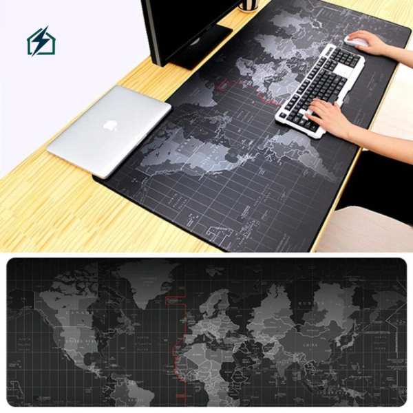 Extended Large Gaming Mouse Pad – Anti-Slip Soft Rubber Keyboard Mat 60x30cm