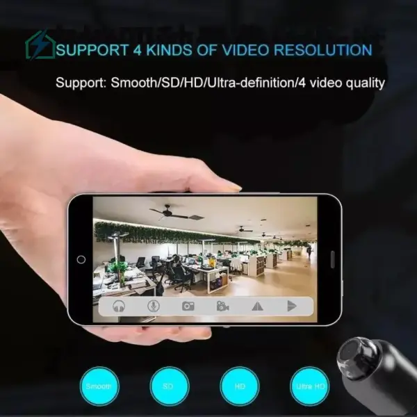 Mini Dome WiFi HD Security Camera – Smart Wireless Indoor CCTV Camera for Ghana