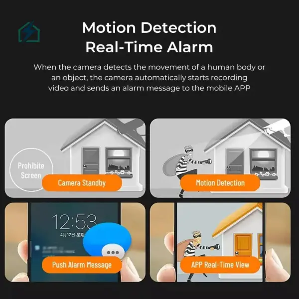 Mini Dome WiFi HD Security Camera – Smart Wireless Indoor CCTV Camera for Ghana