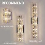Modern Crystal Wall Lamp – Chrome Luxury Wall Light