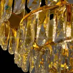 Modern Luxury Crystal Chandelier HL8314 – LED Ceiling Light for Living Rooms & Bedrooms in Ghana