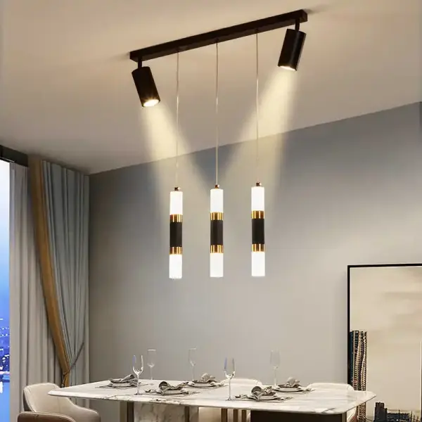 Modern Luxury LED Chandelier Pendant Light – Adjustable Hanging Ceiling Lamp for Living Room, Dining Room & Hotel Ghana